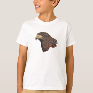 Harris Hawk Faux Embroidery T-shirt