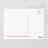 Harris Hawk Flying Briefkaart (Achterkant)