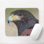 Harris Hawk kleurpotloden Muismat (Met muis)