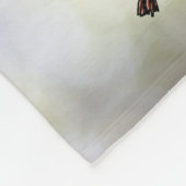 Harris Hawk op Glove Fleece Deken (Hoek)