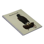 Harris Hawk op Glove Notitieboek (Rechterzijde)