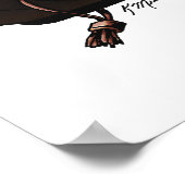 Harris Hawk op Glove Poster (Hoek)