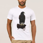 Harris Hawk op Glove T-shirt (Voorkant)