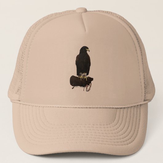 Harris Hawk op Glove Trucker Pet (Voorkant)