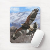 Harris Hawk- pastel Muismat (Met muis)