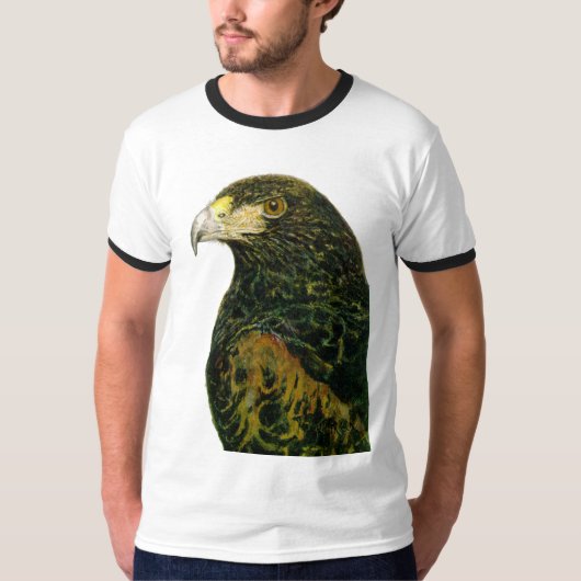 Harris Hawk Ringer T-Shirt (Voorkant)