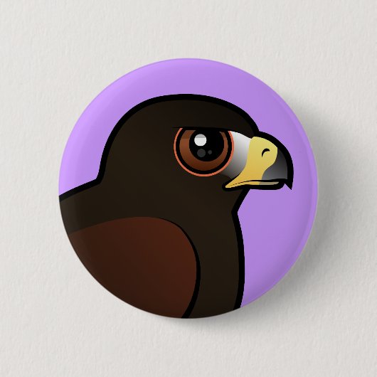 Harris Hawk Ronde Button 5,7 Cm (Voorkant)