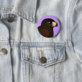 Harris Hawk Ronde Button 5,7 Cm (In situ)