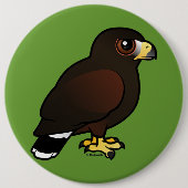 Harris Hawk Ronde Button 6,0 Cm (Voorkant)