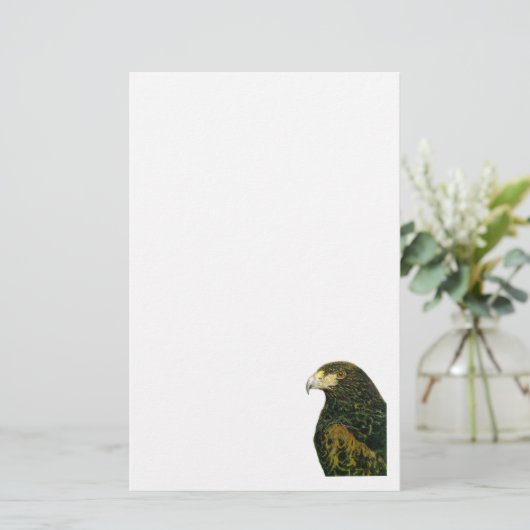 Harris Hawk Stationery Briefpapier (Staand voorkant)