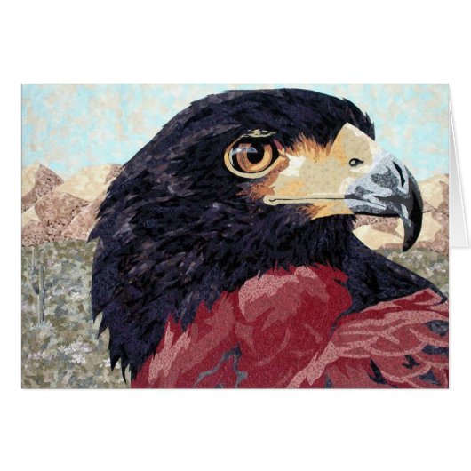Harris Hawk textiel (Voorkant Horizontaal)