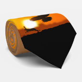 Harris Hawks Hunting Stropdas (Opgerold)