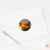 Harris Hawks Ronde Sticker (Envelop)