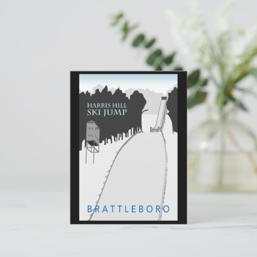 Harris Hill Ski Jump Briefkaart (Staand voorkant)