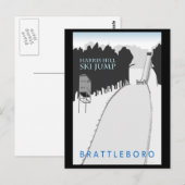 Harris Hill Ski Jump Briefkaart (Voorkant / Achterkant)