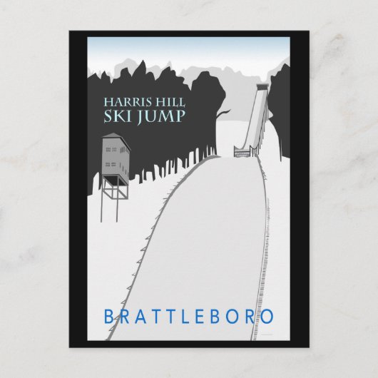 Harris Hill Ski Jump Briefkaart (Voorkant)