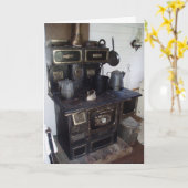 "Harris House Kitchen Stove" Beterschapkaart Kaart (Gele Bloem)