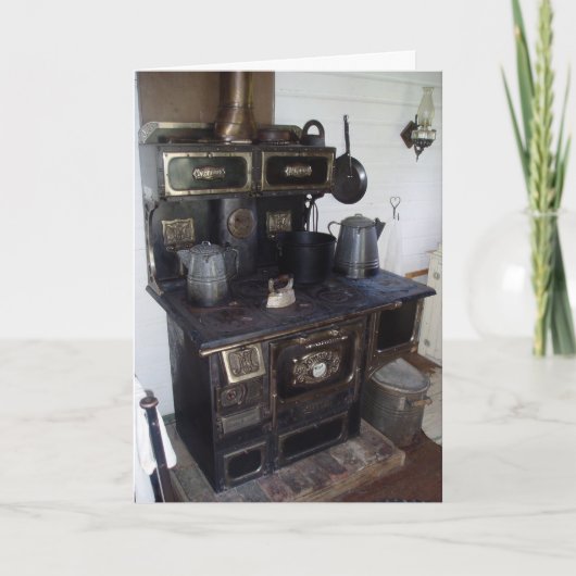 "Harris House Kitchen Stove" Wenskaart "Beterschap Kaart (Voorkant)