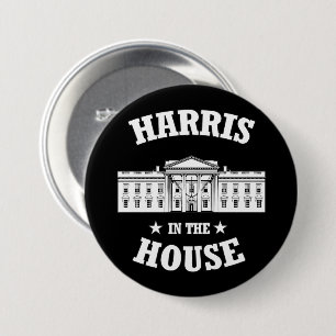 Harris in het huis ronde button 7,6 cm