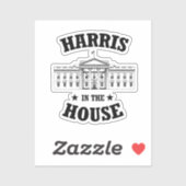 Harris in het huis sticker (Vel)