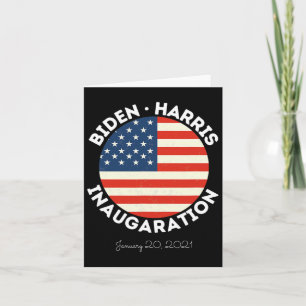 Harris Inauguratie 20 januari 2021 Retro Democr Kaart