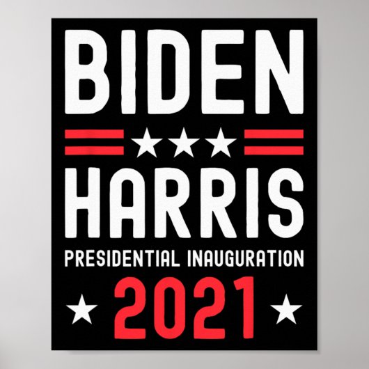 Harris Inauguration Day 2021 Herdenkingsdag Mercha Poster (Voorkant)