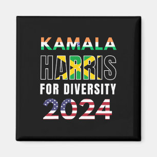 Harris India Jamaica Vlag Diversiteit 2024 Magneet