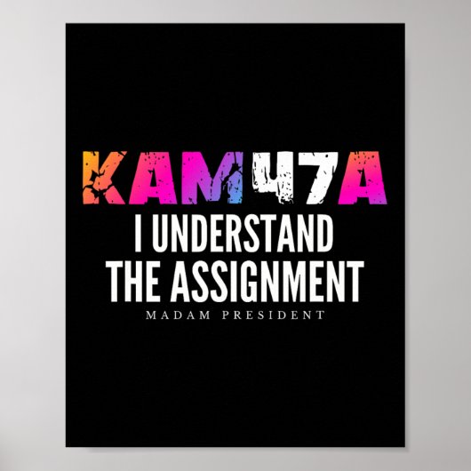 Harris Kam47a Ik begrijp de Ignment Meme  Poster (Voorkant)