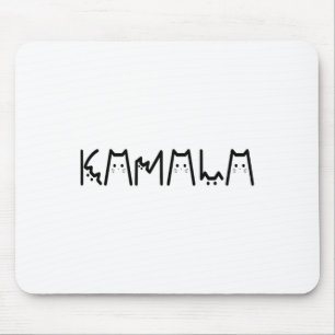 Harris Kat Lettering Positief Grappig 2024 Verkiez Muismat