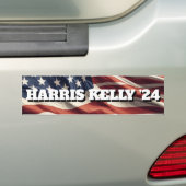 Harris Kelly 2024 Kamala Harris Democraat Bumpersticker (Op auto)