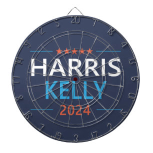 Harris Kelly 2024 Kamala Harris Democraat Dartbord