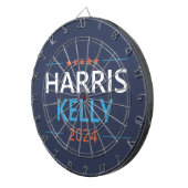Harris Kelly 2024 Kamala Harris Democraat Dartbord (Voorkant Rechts)