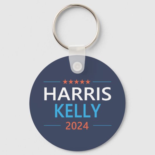 Harris Kelly 2024 Kamala Harris Democraat Sleutelhanger (Voorkant)