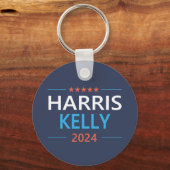 Harris Kelly 2024 Kamala Harris Democraat Sleutelhanger (Voorkant)