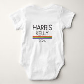 Harris Kelly 2024 LGBTQ Rainbow Pride Flag Romper (Achterkant)
