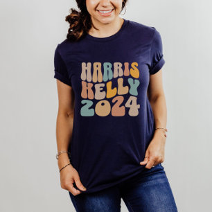 Harris Kelly 2024 Trendy Wavy Boho T-shirt