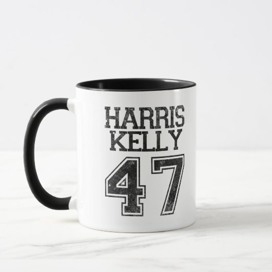 Harris Kelly 47e President 2024 Vintage Mok (Links)