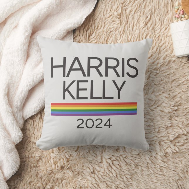Harris Kelly Rainbow Pride LGBTQ-vlag Kussen (Deken)