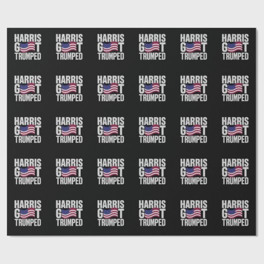 Harris kreeg de ultieme politieke humor cadeaupapier (Vlak)