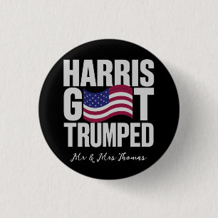 Harris kreeg de ultieme politieke humor ronde button 3,2 cm