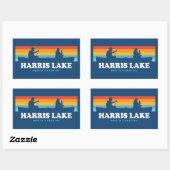 Harris Lake North Carolina Cano Rechthoekige Sticker (Vel)