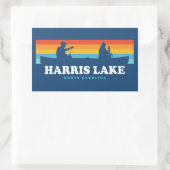 Harris Lake North Carolina Cano Rechthoekige Sticker (Tas)