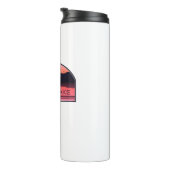 Harris Lake North Carolina Red Sunrise Thermosbeker (Geroteerd rechts)