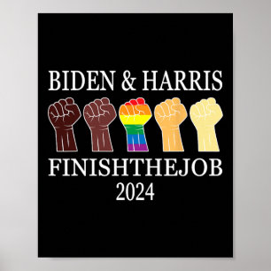 Harris: Laten we de 2024 President Amerikaanse vla Poster