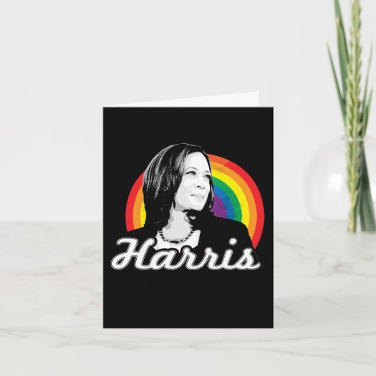 HARRIS LGBTQ+ politieke trots Kaart (Voorkant)