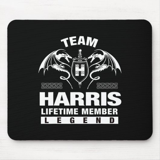 Harris Lifetime Member Cadeaus Muismat (Voorkant)