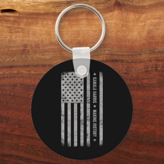 Harris maakt geschiedenis Grunge verontruste Ameri Sleutelhanger (Voorkant)