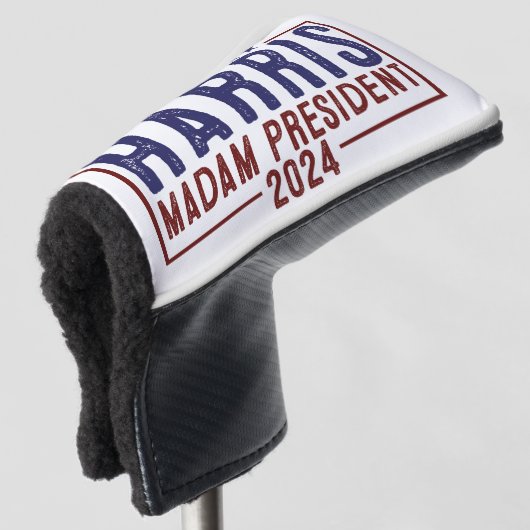 Harris Madam President 2024 Golfheadcover (3/4 voorkant)