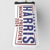 Harris Madam President 2024 Golfheadcover (Draai 90)