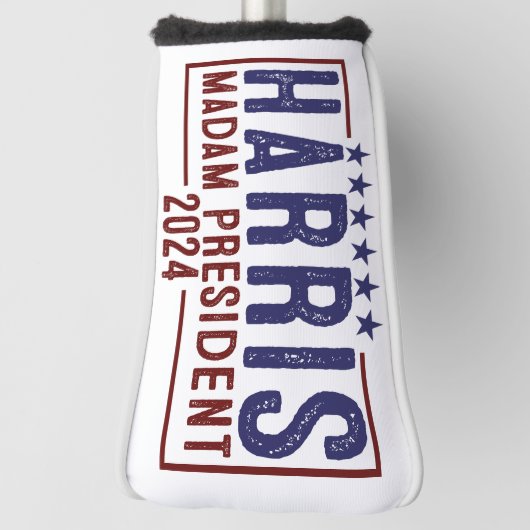 Harris Madam President 2024 Golfheadcover (Draai 90)